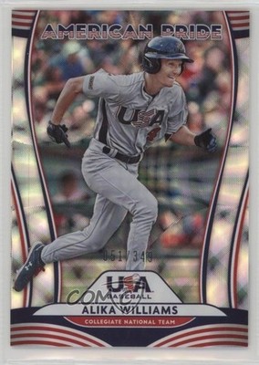 2020 Panini Donruss American Pride Silver /349 Alika Williams Bobby Witt Jr o7m