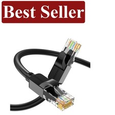 Cat 6 Ethernet Cable 1.5ft - High-Speed 10Gbps Connectivity, UV Resistant