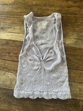 Free People Intimately Take Me Home Textured V Neck Seamless Cami Tank Top XS S
