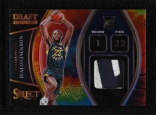 2021 Select Draft Selections Memorabilia Tie-Dye Prizm 24/25 Isaiah Jackson 2ct
