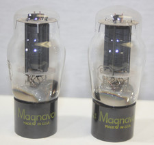 2 NOS 1959 Pair Close Matching Sylvania 6L6 Tubes  MAXI Match Tested 109% of NOS