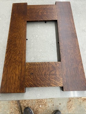 6x8 Tile Frame Qtr Sawn Oak Mission Oak