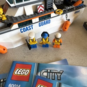 LEGO CITY 60014 Coast Guard Patrol Boat Mostly Complete Instruction Manuals