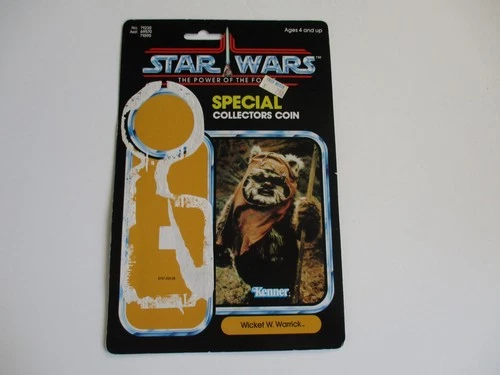 star wars cardback Wicket POTF 92 back Kenner