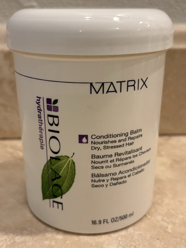 Matrix Biolage Hydratherapie Conditioning Balm For Dry & Stressed Hair, 16.9 Oz