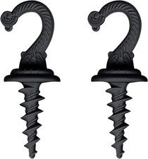 Heavy Duty Ceiling & Wall Mount Hangers, Swag Style Drill-In Hooks for Hanging P