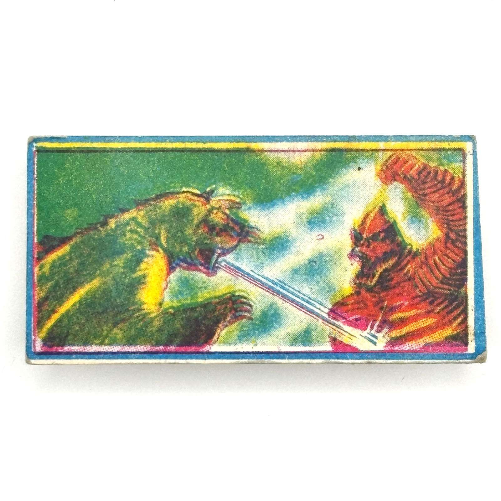 Ultraman Red King vs Dorako Kaiju Monster Menko Card Vintage Japan Showa