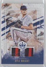 2019 Panini Diamond Kings DK Materials Holo Gold 37/49 Kyle Wright #DMS-KW 9pd
