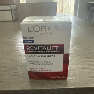 Revitalift Night Anti-wrinkle & Firming Moisturizer Face & Neck  L'oreal 1.7oz 