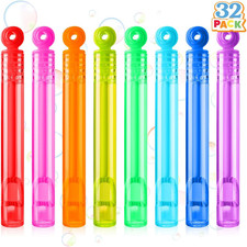 32Pc Mini Bubble Wands 8 Color Party Favors Kids Goodie Bag Classroom Toys Gifts