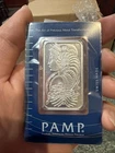 Blue Classic Pamp Lady Fortuna 1 Oz 999 Silver Bar In TEP