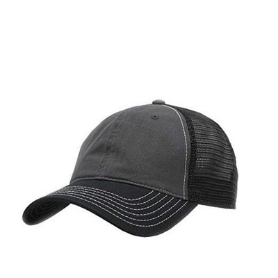The Vintage Year Washed Cotton Unstructured One Size Black/Charcoal Gray/Black