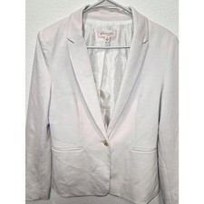 philosophy Light Gray Women's Single-Button Blazer