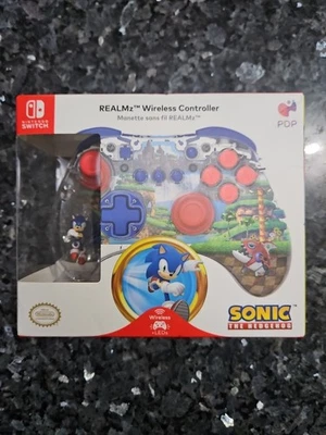 PDP Realmz Wireless Controller for Nintendo Switch/2 - Sonic Green Hill Zone New