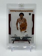 2021 Flawless Collegiate KAI JONES Diamond Rookie Silver #17/20 - TEXAS RC