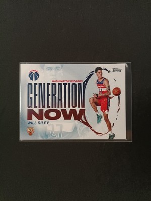 2025-26 Topps Basketball Will Riley RC GN-21 Wizards