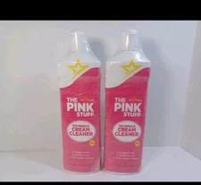 2 The Pink Stuff Stardrops Miracle Cream Cleaner 16.91oz bottle VEGAN