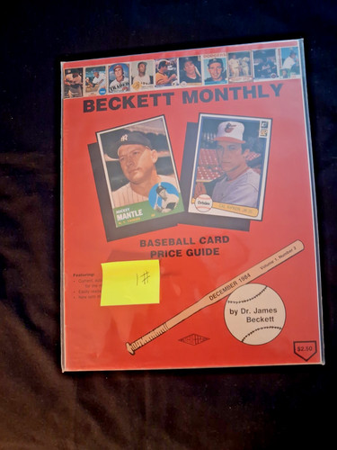 Beckett Monthly, Dec 1984, Vol 1 No.2, Was $139.00, NOW $119.00-WOW!