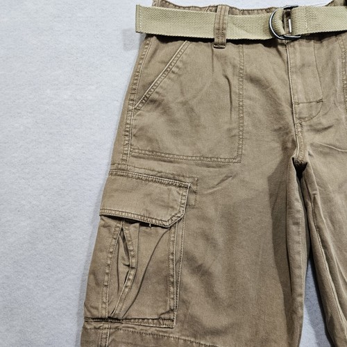 Roebuck Co. Cargo Shorts Mens 32 Beige Khaki Cotton Twill Classic Fit 6 Pocket - Picture 2 of 12