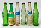 Vtg Mini Glass Soda Bottles Sprite Fanta Coca Cola S. Michele Mineral Water