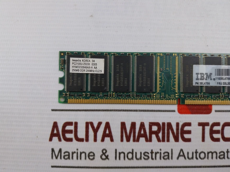 Hynix PC2100U-25330 SDRAM Memory 94V-0 256MB DDR 266MHZ CL2.5 - Image 4 of 4