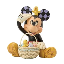 Disney Traditions 2025 Jim Shore Mickey with Easter Basket Figurine 6017846