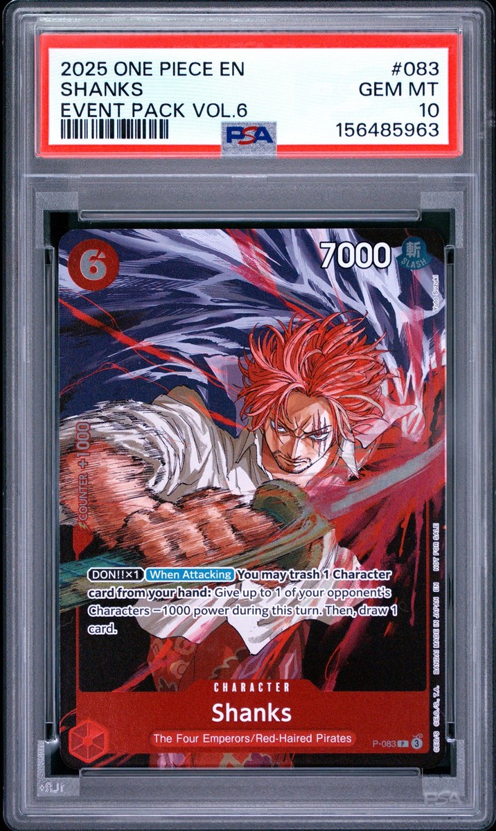 Shanks (Event Pack Vol. 6) P-083 One Piece Promotion Cards Foil