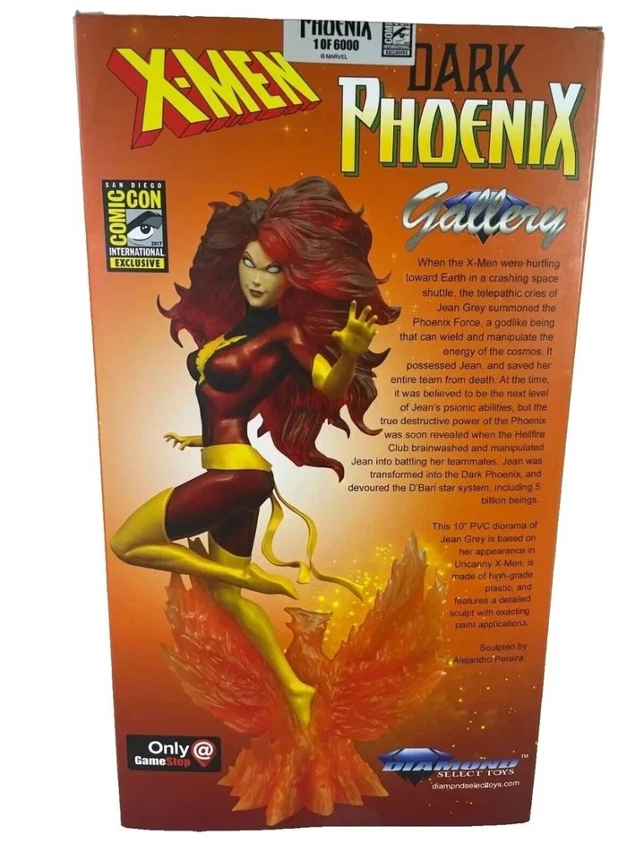 Dark Phoenix - Jean Grey Marvel Gallery, Diorama SDCC 2017 Exclusive 1 of 6000 - Image 2 of 4