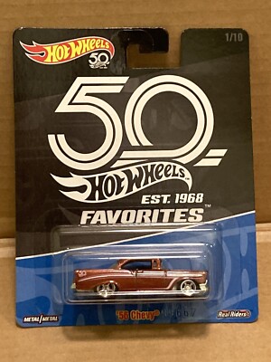 2018 Hot Wheels Premium - 50th Anniversary Favorites Set Of 5 Cars