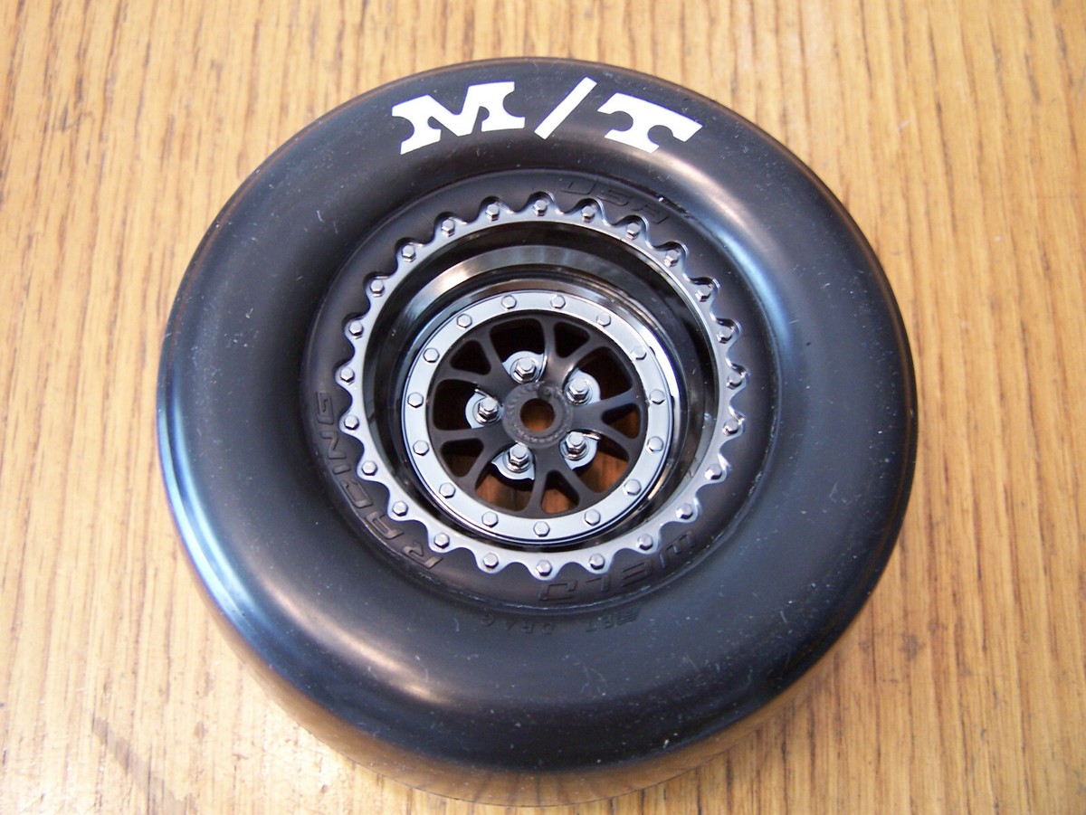 Traxxas Drag Slash Pneumatici Su Cerchi Montato Nero Cromo - Foto 4