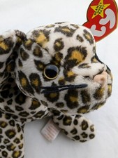 1996 Ty Beanie Babies Freckles the Spotted Leopard / Jaguar With Tags Style 4066