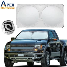 Foldable Large Car Front Window Sun Shade Cover Auto Windshield Visor UV Block