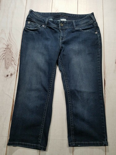 Capri Dark Wash Jeans Inseam 21 
