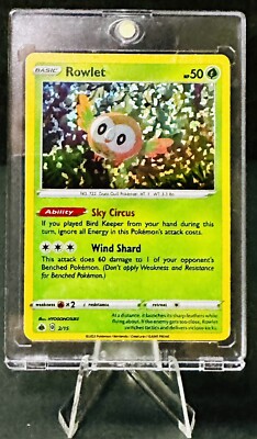 Pokmon TCG Rowlet McDonald's Promos 2022 2/15 Holo Holo Rare | eBay