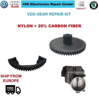Throttle Body Gear Repair Kit Vdo Audi Vw Seat Skoda Carbon Fiber Ebay