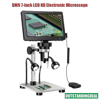 DM9 7-inch LCD HD Electronic Microscope Magnifier for Circuit Maintenance ot34