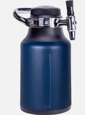 NOS Brand new unopened GrowlerWerks Midnight Blue Ukeg Go 64 Oz