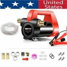 DC12V 450W Electric Oil Transfer Pump Extractor Fluid Diesel Siphon for Car