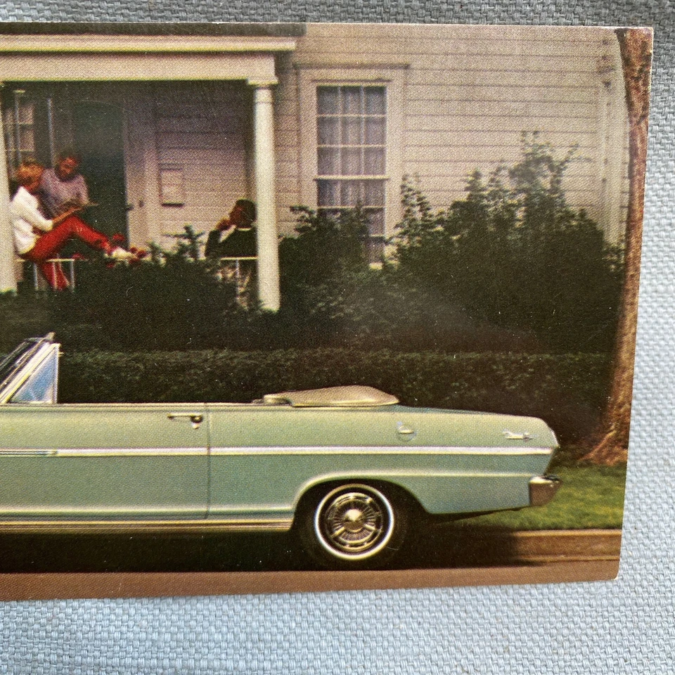 Chevy II Nova 400 1963 convertible Chevrolet concesionario postal EE. UU. Mik Persia WA Foto 3 de 4