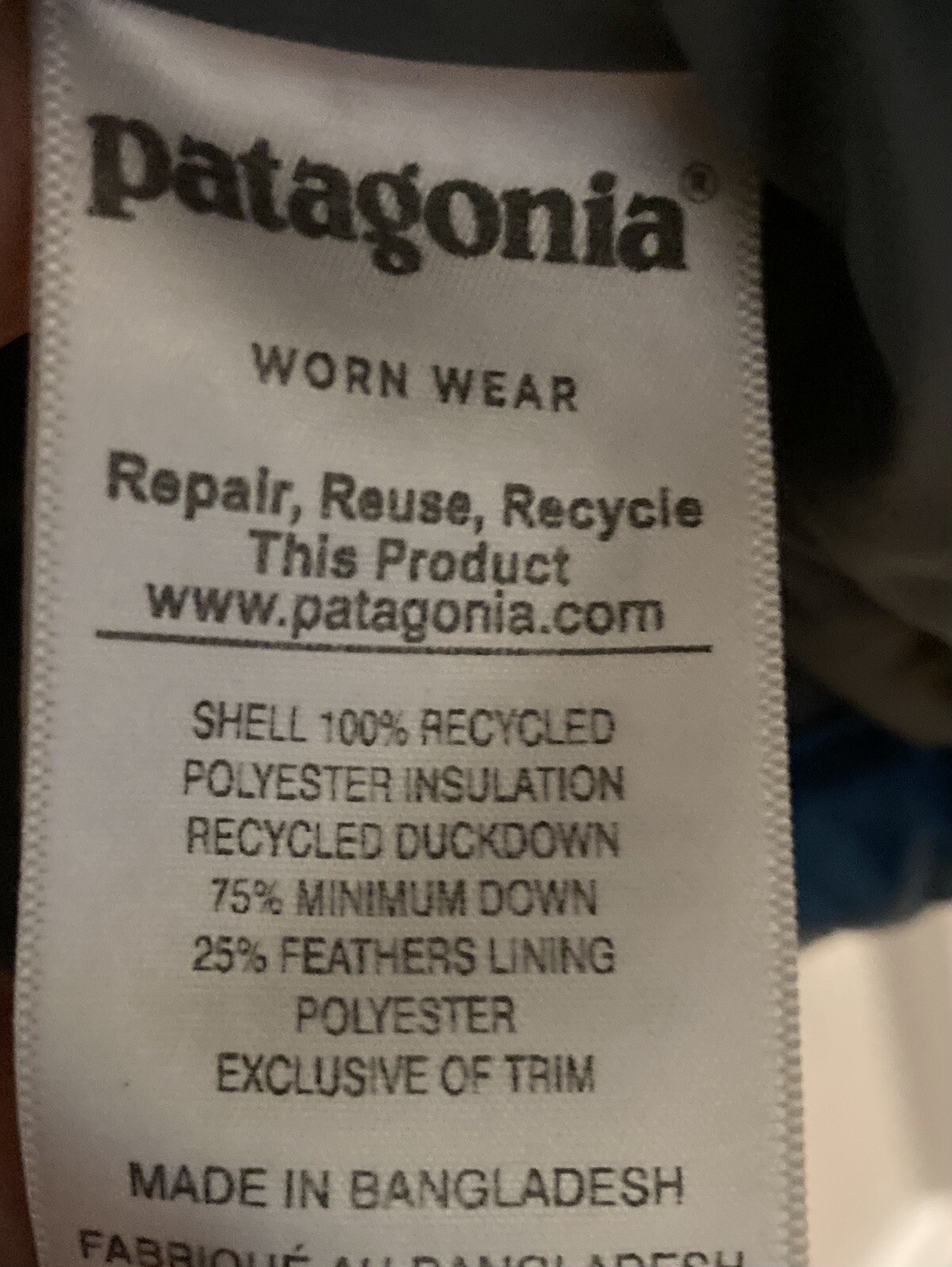 Patagonia SZ XS 5-6 Kids Blue Nano Puff Jacket  #5130