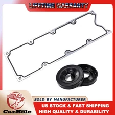 For Chevy LS1 LS Gen III 4.8L 5.3L Valley Pan Cover Gasket w/Knock Sensor Seals