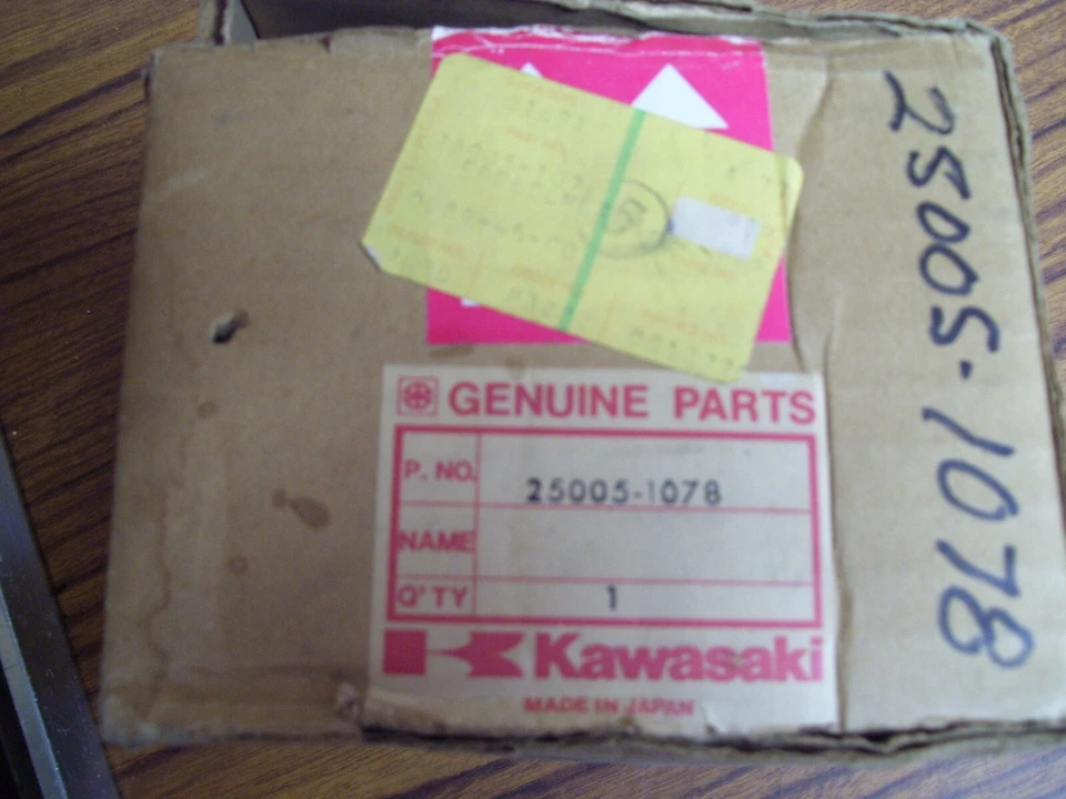 Velocímetro de despegue Speedo Kawasaki 1980 KZ750 KZ750H 750 LTD OEM CERO millas Foto 4 de 4