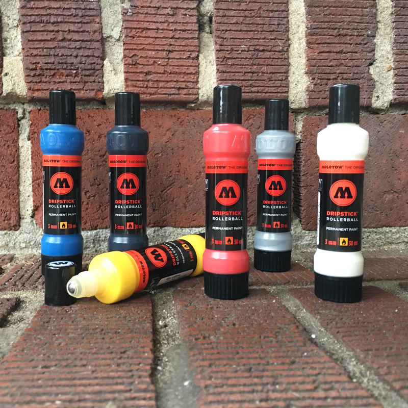 Molotow Dripstick 3mm Rollerball Permanent Paint Marker Graffiti Art