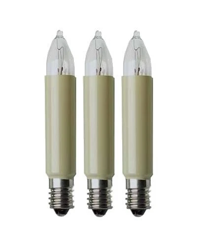 3X VELA DE COMUNIDAD EGB 65MM Marfil E10 Todas Las Versiones 3 Piezas - Imagen 1 de 1