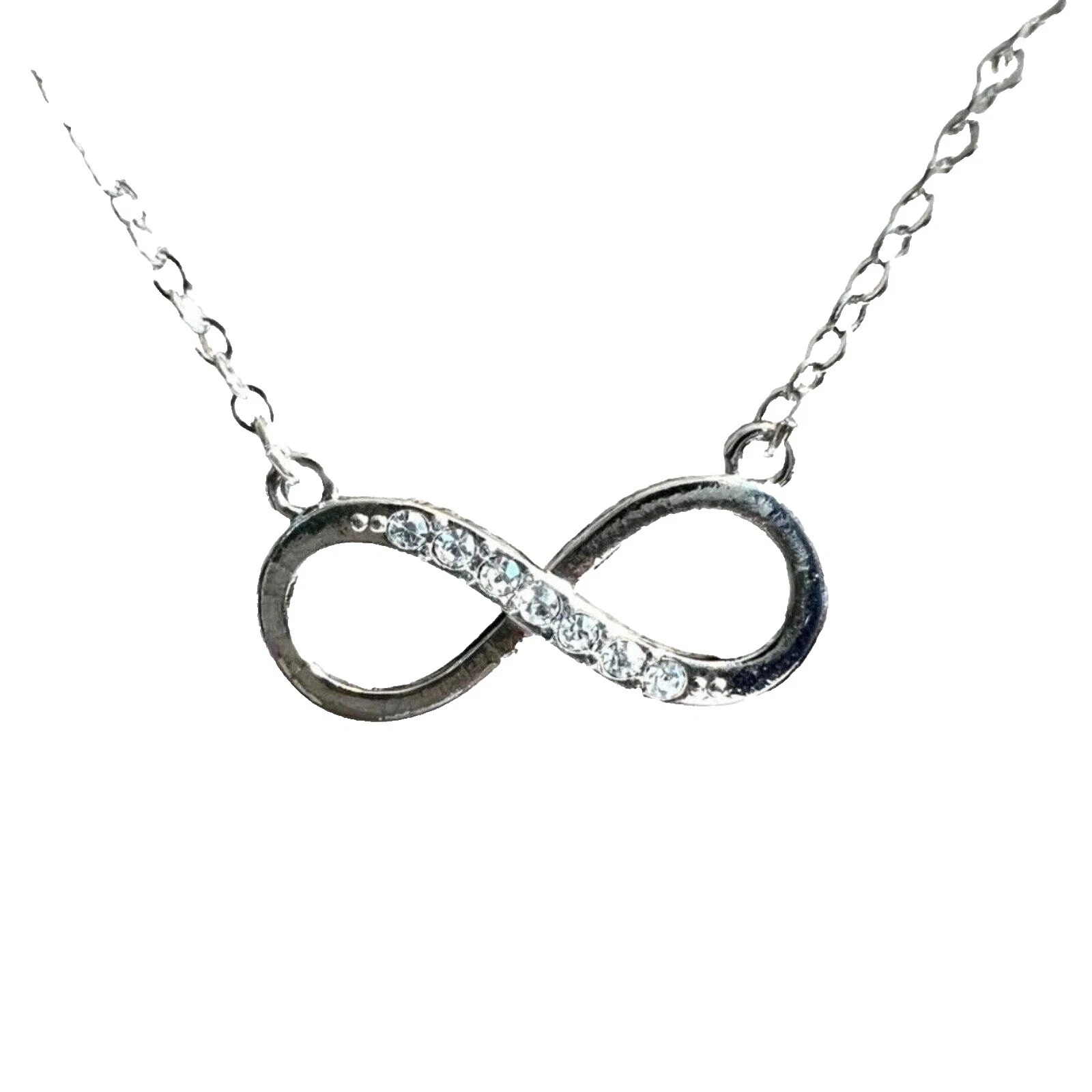 Swarovski Cristal plata plateado Collares y colgantes De moda