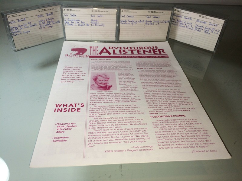 Visage Radio Archive (KSER)(May 1991) with KSER Station Program