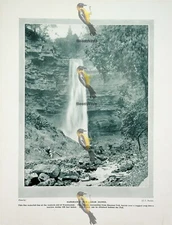 Hardraw Force, Hawes, Cumbria (Old Mill On Reverse), Book Illustration, c1920