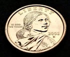2003 D Sacagawea ~ Eagle in Flight $1 Golden One Dollar Coin FREE SHI Sac493
