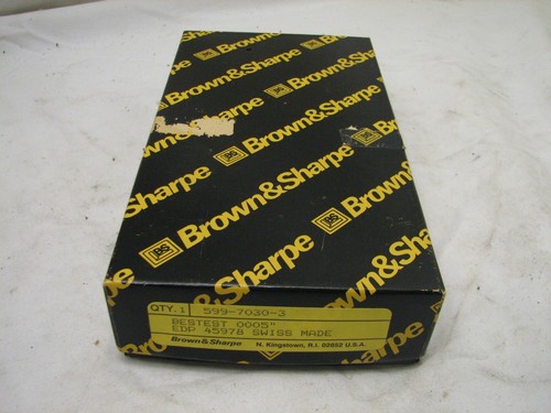 Brown & Sharpe BesTest Dial Test Indicator 599-7030-3 Gauge w/Box .0005 Best - Picture 6 of 7