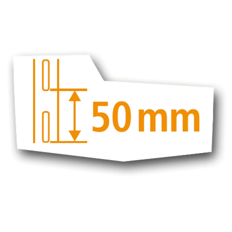 Element System Regalträger EASY | CLASSIC RA 50 Halter für 1- & 2-reihig Schiene - Bild 2 von 3